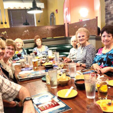 Members of the PC Singles enjoyed happy hour at Manuel’s Mexican Restaurant.