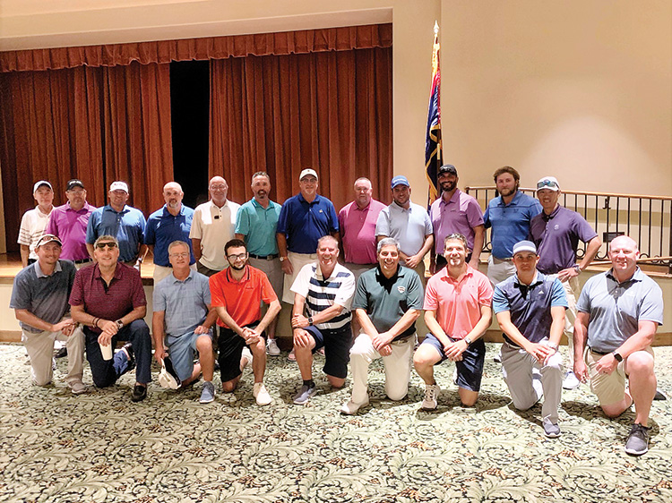 Golf professionals who participated in this year’s PCMGA pro-member tourney.