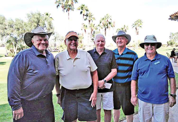 Winners on Nov. 14 (left to right): Chris Mucha, Joe Duch, Lou Ceri, Bill O'Riley, and Jim Martin