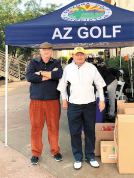 Kyler Kenney (left) and Jerry Treece at the AGA Club Team Championship