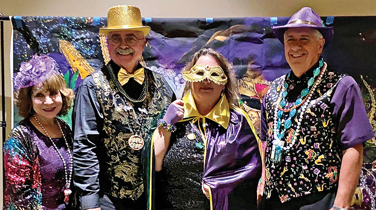 PebbleCreek Democratic Club partied the night away at the inaugural Mardi Gras dinner and dancing event.
