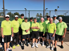 Left to right are team members Dennis Whitley, Aquine Jackson, Bruce Robinson, Thomas Lopez, Randy Welsh, Dennis Daniel, Peter Jeziorski, Steve Farley, Drew Smith, Ron Wanless, and Curtis Patchin.