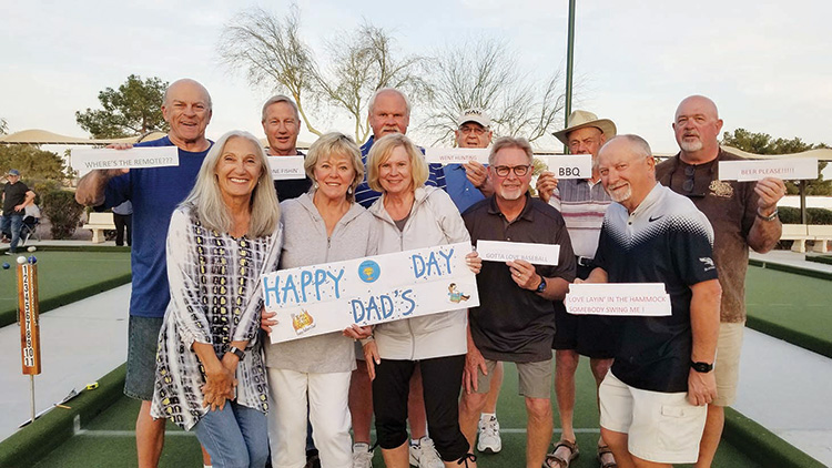 Happy Father’s Day from the PC bocce board members and the Thursday night teams: Team 06-U-Nighted 40 and 02-Untouchaballs. Photo was taken prior to the closure.