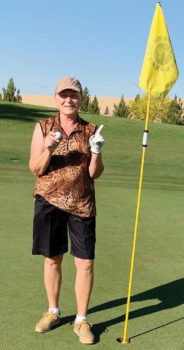 Chris Cook’s hole-in-one on hole number 5 Tuscany Falls West