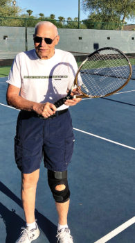 Gary Ludwig is the Tennis Player of the Month.