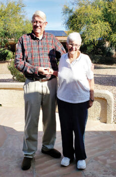 Bill and Molly Todd celebrate 60 years of marriage.
