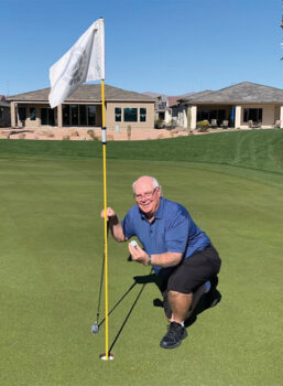 This month, the group also had a special occurrence, as Bill Lansing had a hole-in-one on the 16th hole of Tuscany West. The hole-in-one came during the two low net competition of the two-day tournament.