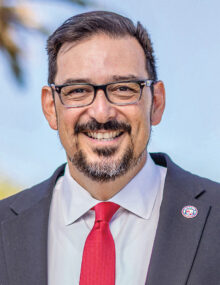 Adrian Fontes, Esq. spoke at the PebbleCreek Democratic Club meeting in May.