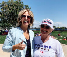 Dr. Kelli Ward, Republican Party of Arizona chairwoman, and Lola Jorgensen, PCRC member