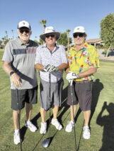1st place winners, left to right: Richard Baker, Bob Brett, and Gregory Striker