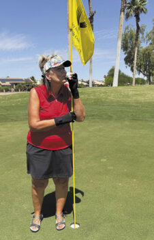 Nancy Moore’s hole-in-one