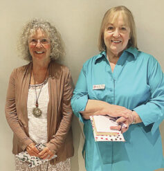 (L-R) Nancy Planck, Linda Tafs
