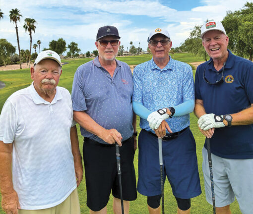 Team 1: Frank Chop, Neil Kelly, Ray Bender, Peter Rollison