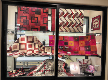 January birthstone quilts in Garnet