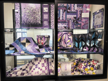 February birthstone quilts in Amethyst